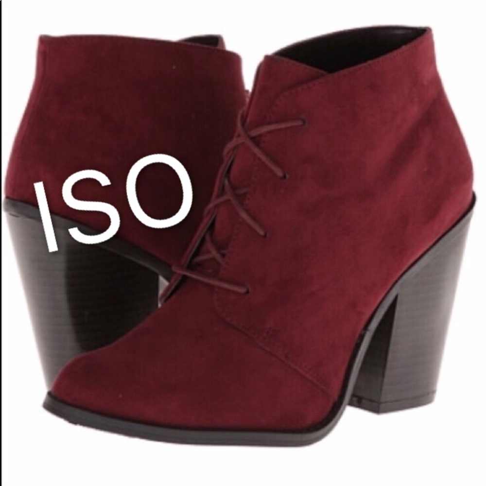 Looking to buy Call It Spring Borovsky boots, red!